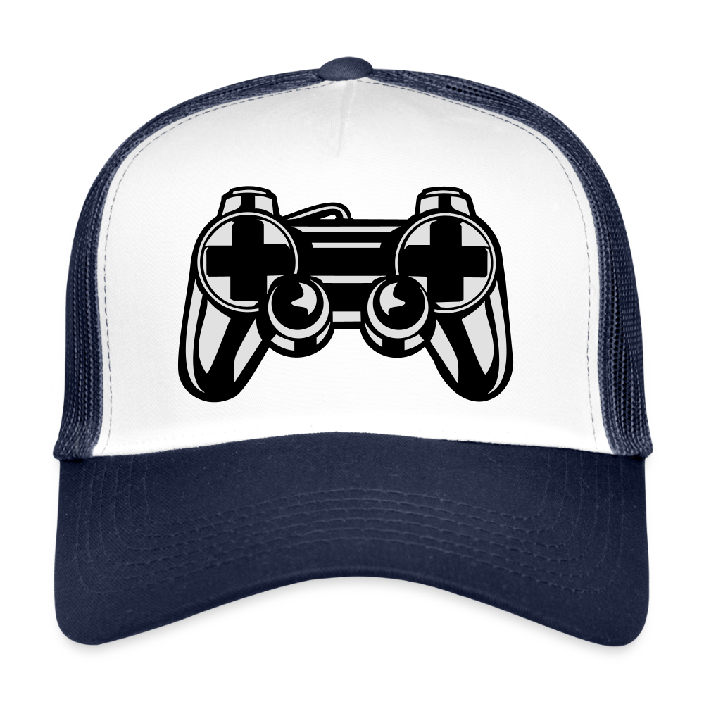 Trucker Cap - blanc/marine