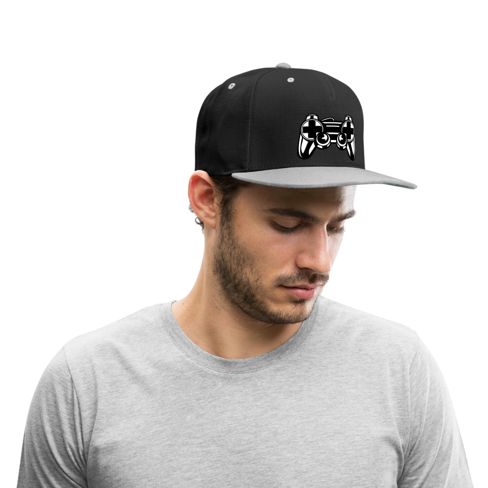 Casquette Snapback contrastée - noir/gris
