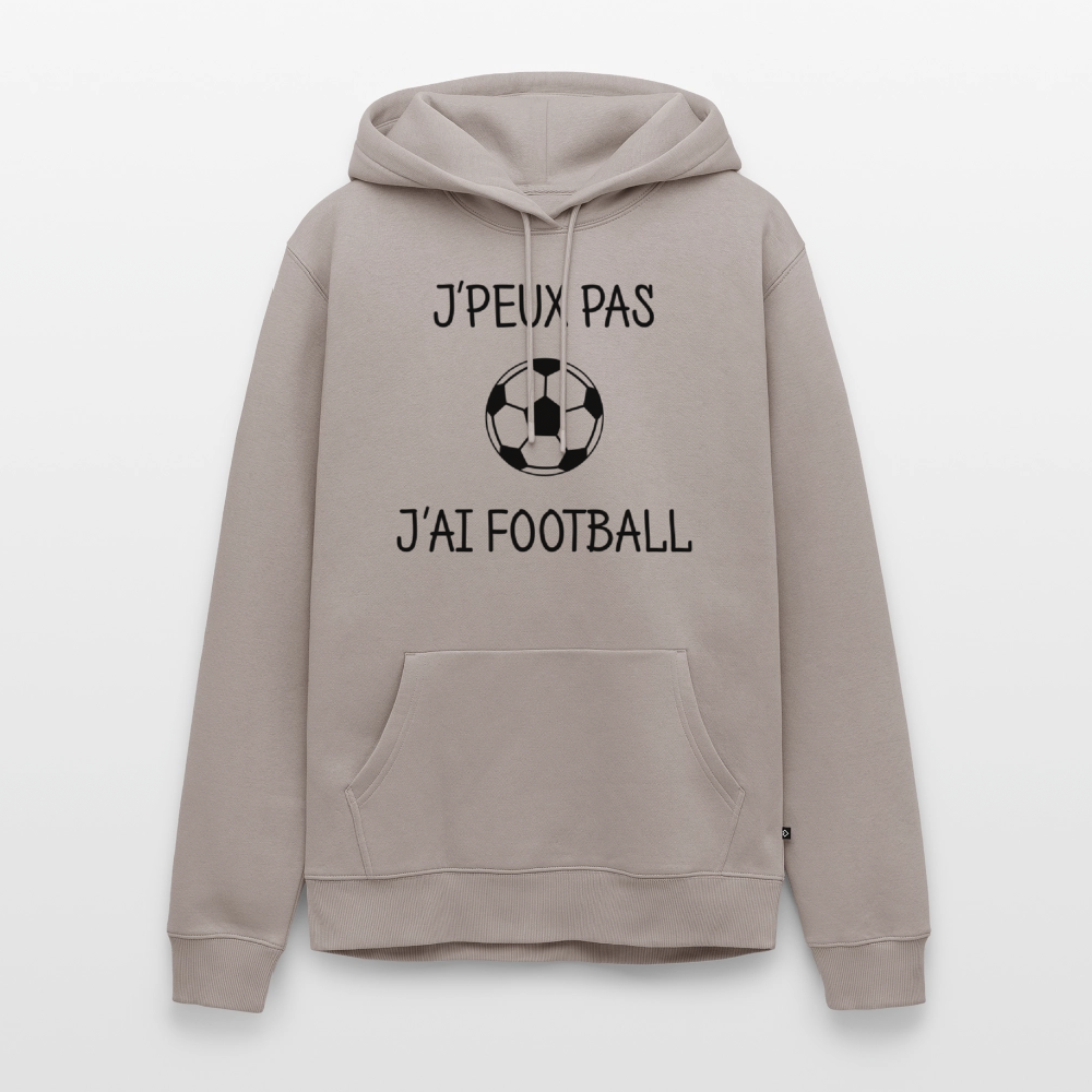 Sweat-shirt à capuche Premium pour hommes - taupe
