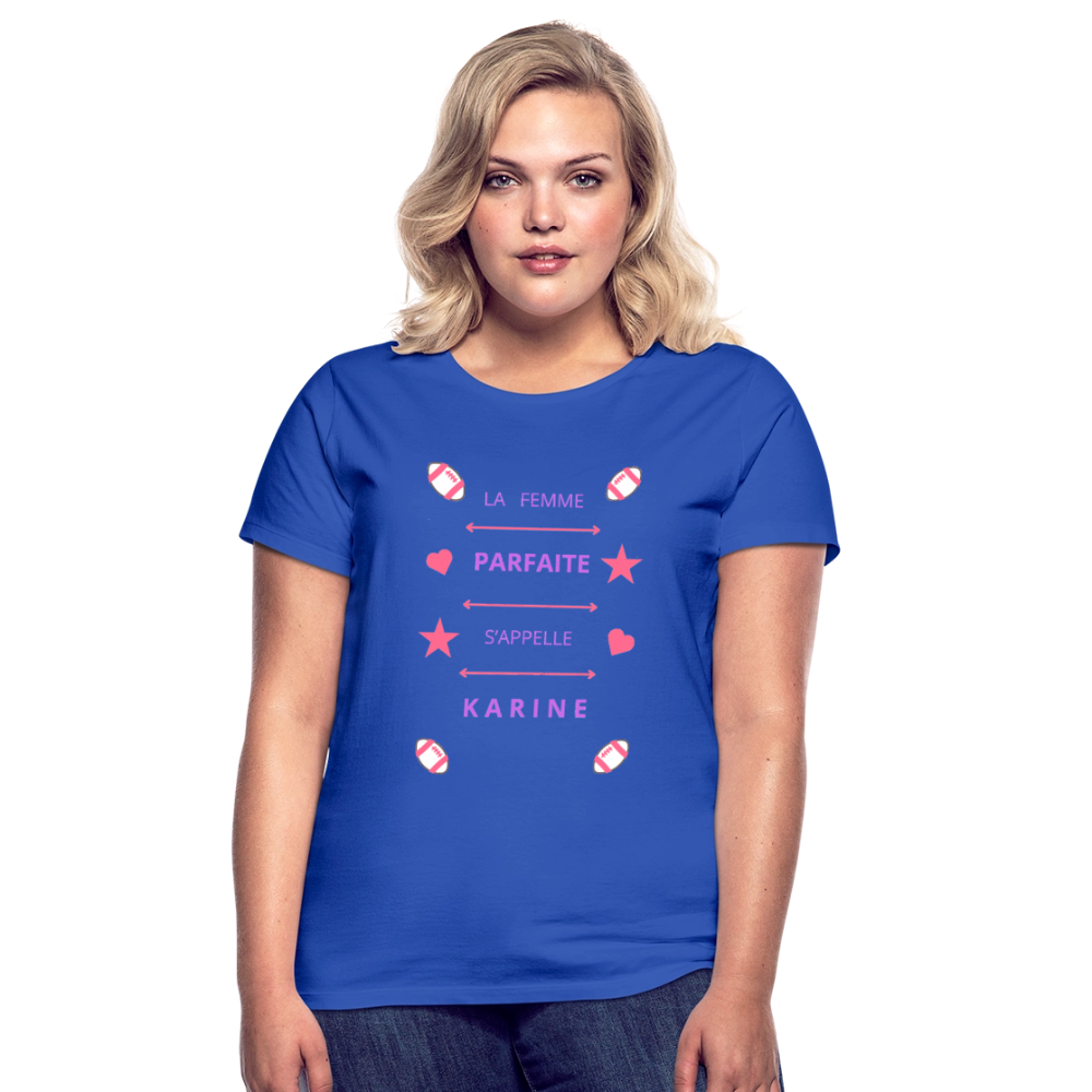 T-shirt Femme - bleu royal