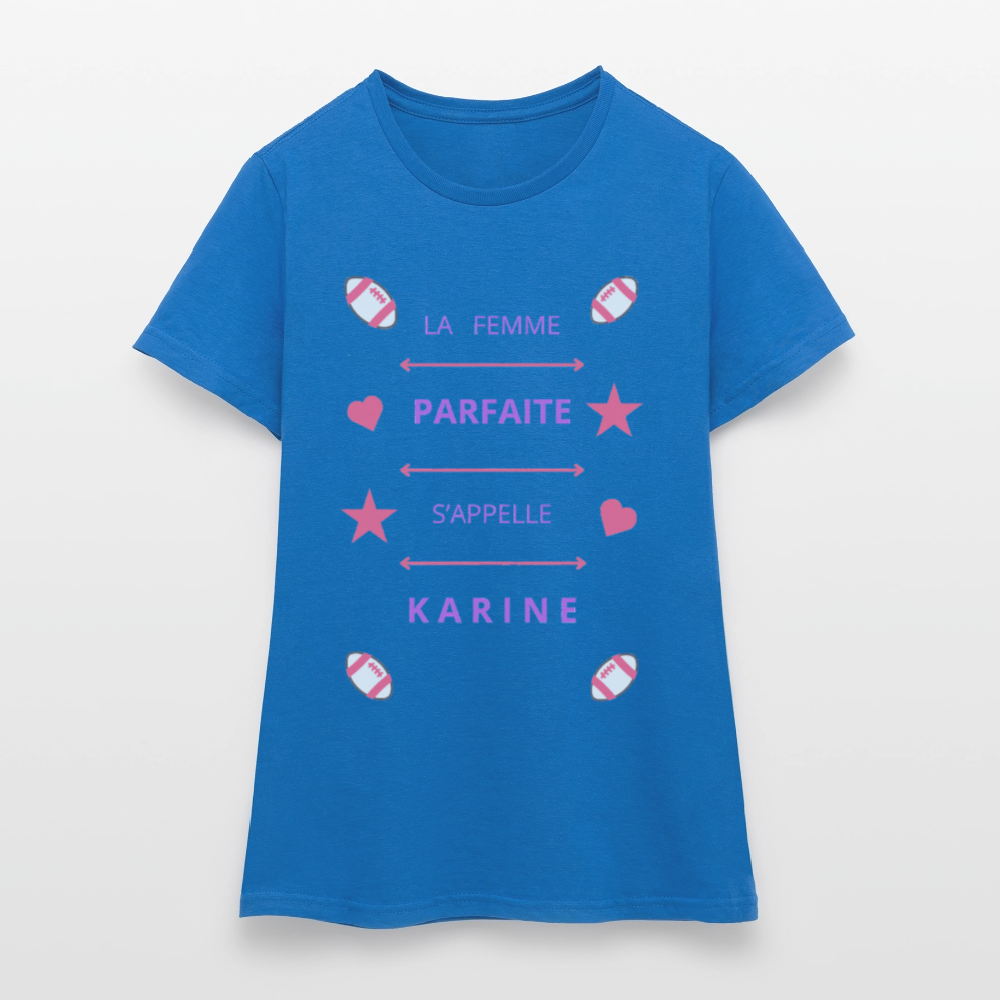 T-shirt Femme - bleu royal