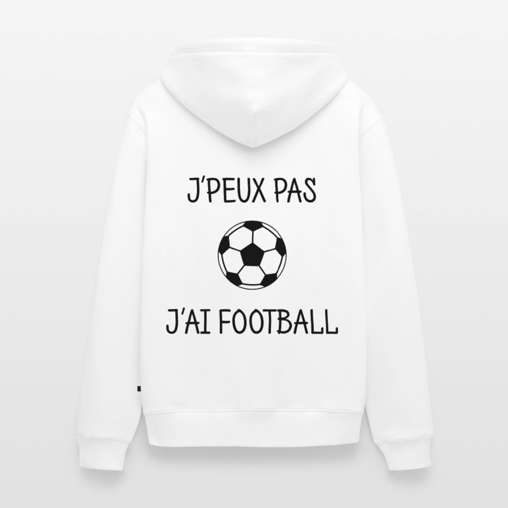 Veste à capuche Premium Homme - blanc