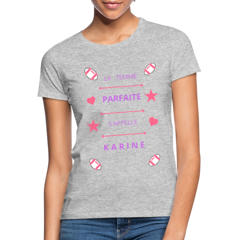 T-shirt Femme - gris chiné