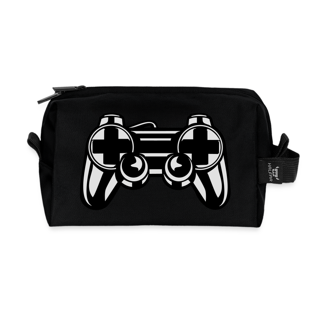 Trousse de toilette en tissu recyclé - noir