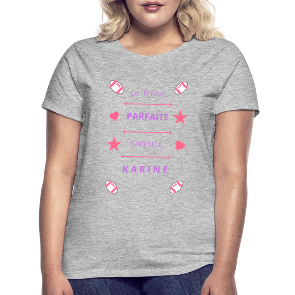 T-shirt Femme - gris chiné