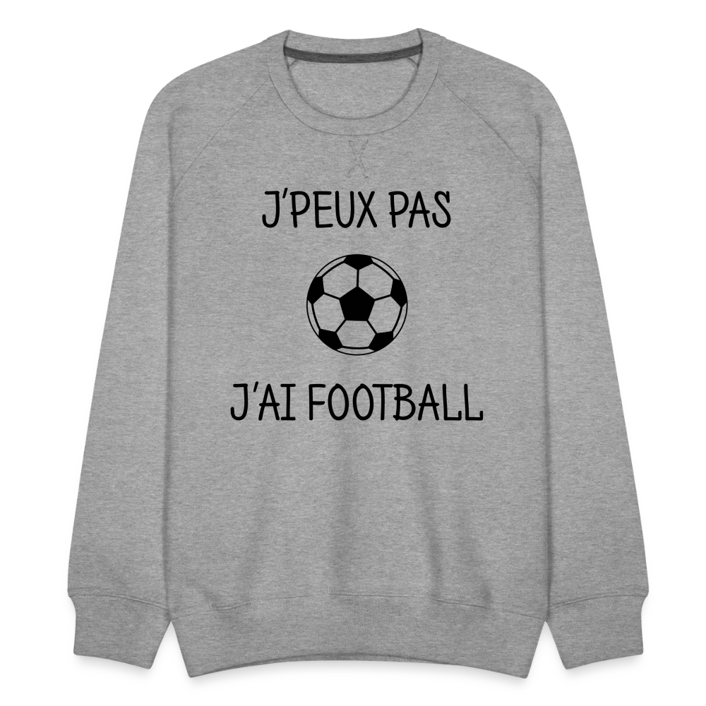 Sweat ras-du-cou Premium Homme - gris chiné