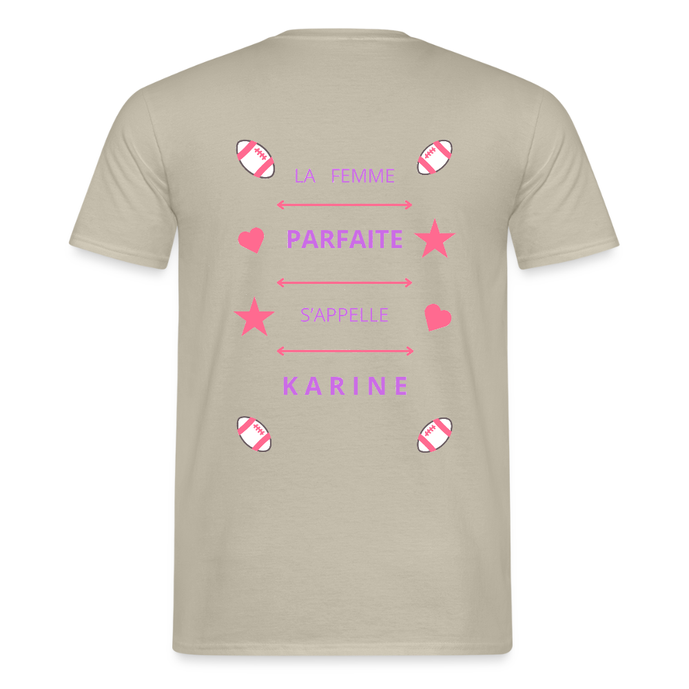 T-shirt Homme - beige sable