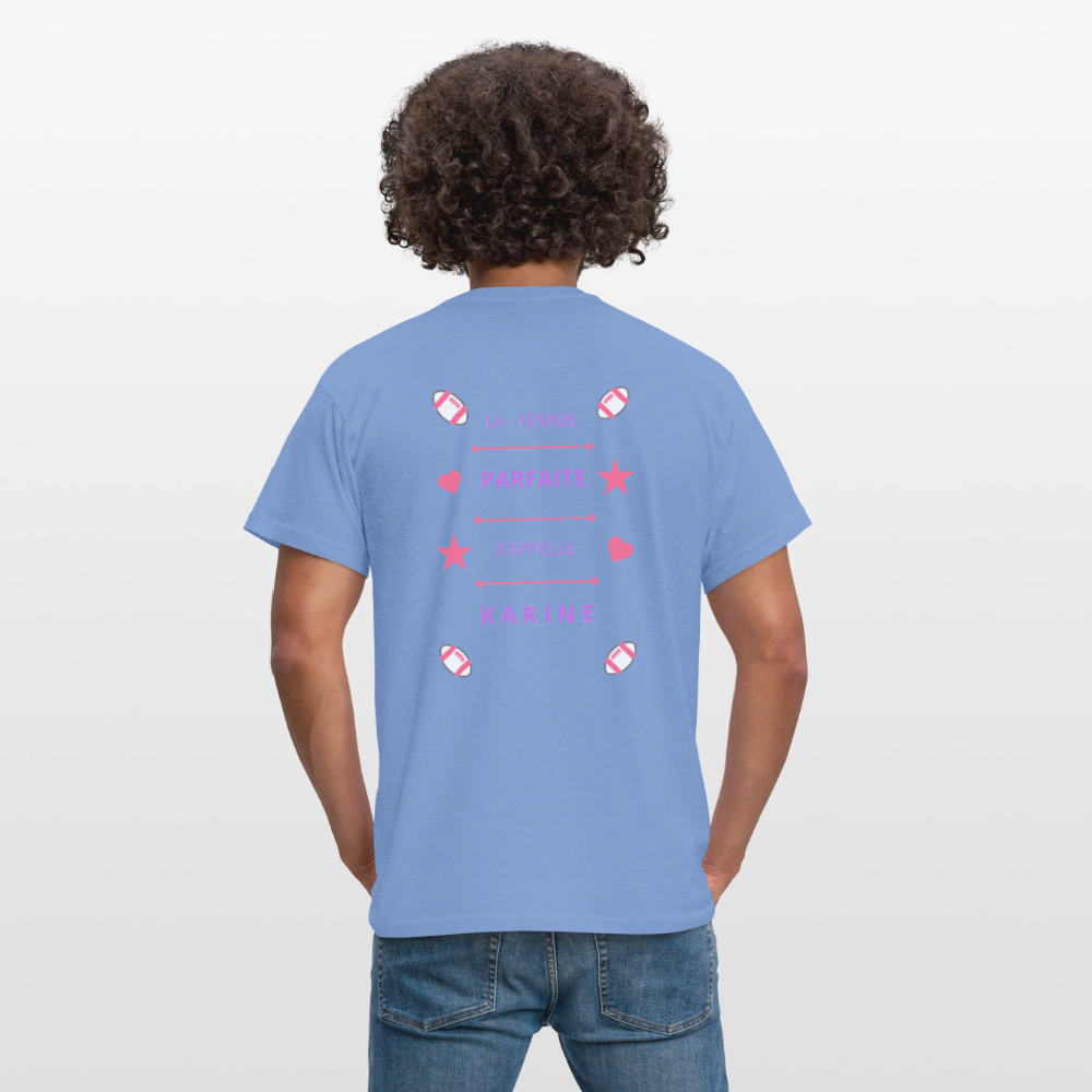 T-shirt Homme - carolina blue