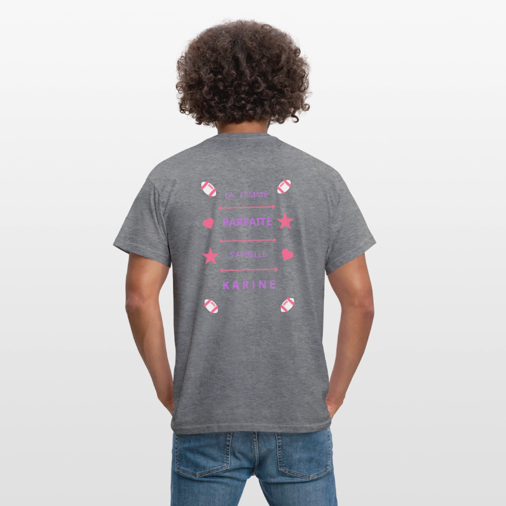 T-shirt Homme - graphite chiné