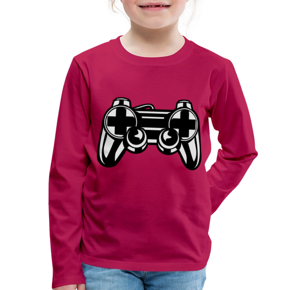 T-shirt manches longues Premium Enfant - rubis