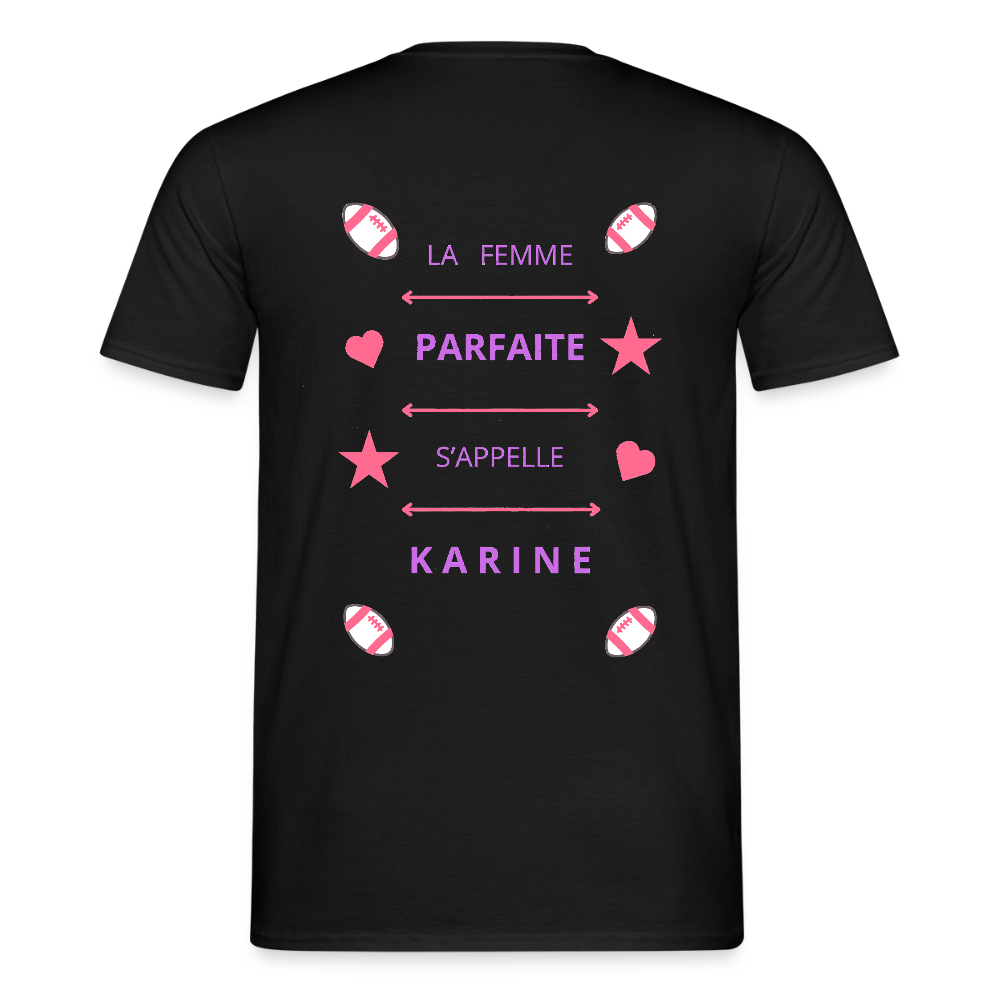 T-shirt Homme - noir