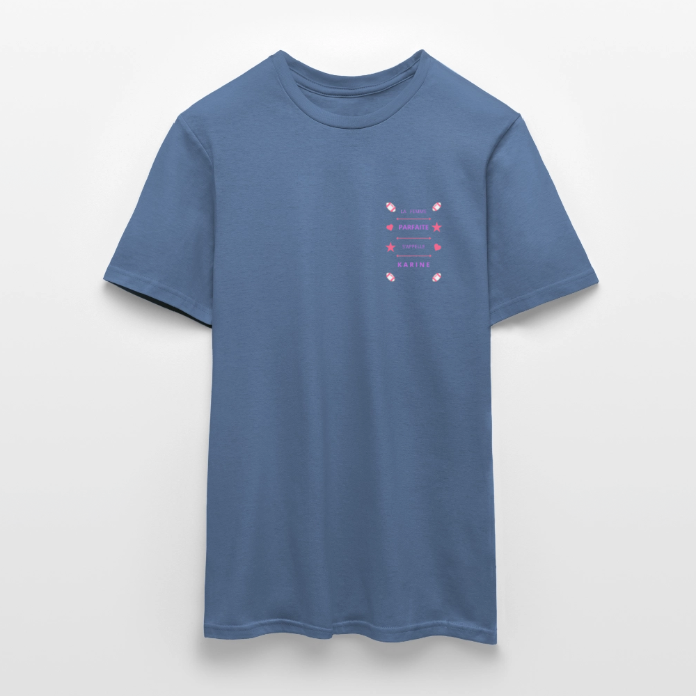 T-shirt Homme - bleu pigeon 