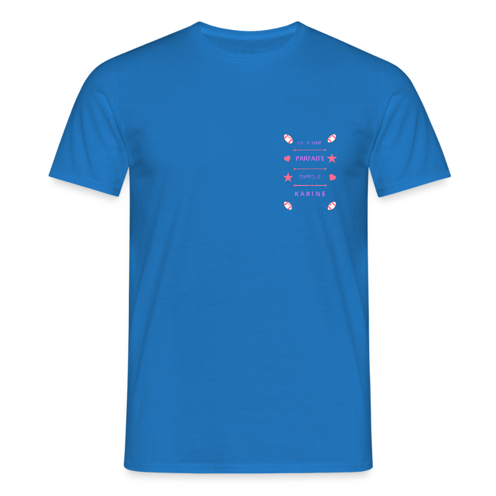 T-shirt Homme - bleu royal
