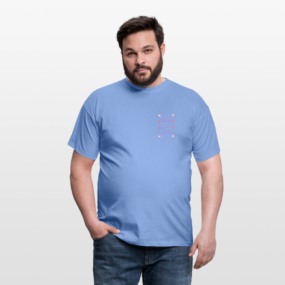 T-shirt Homme - carolina blue