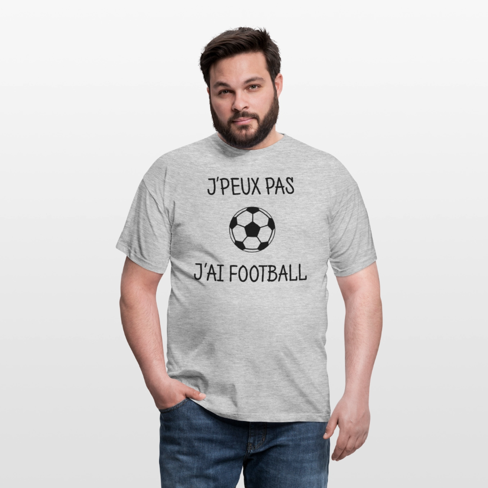 T-shirt Homme - gris chiné