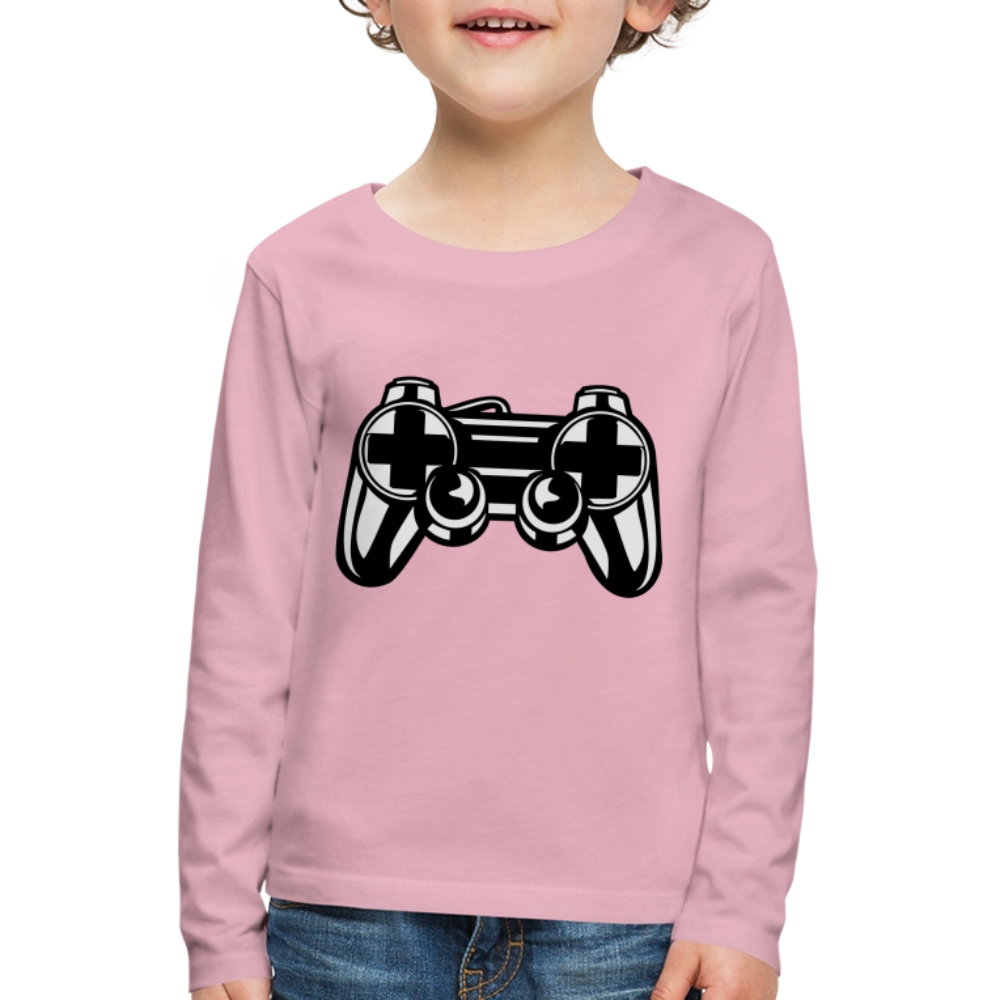 T-shirt manches longues Premium Enfant - rose liberty