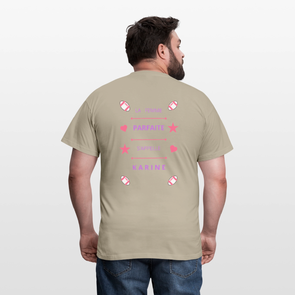 T-shirt Homme - beige sable