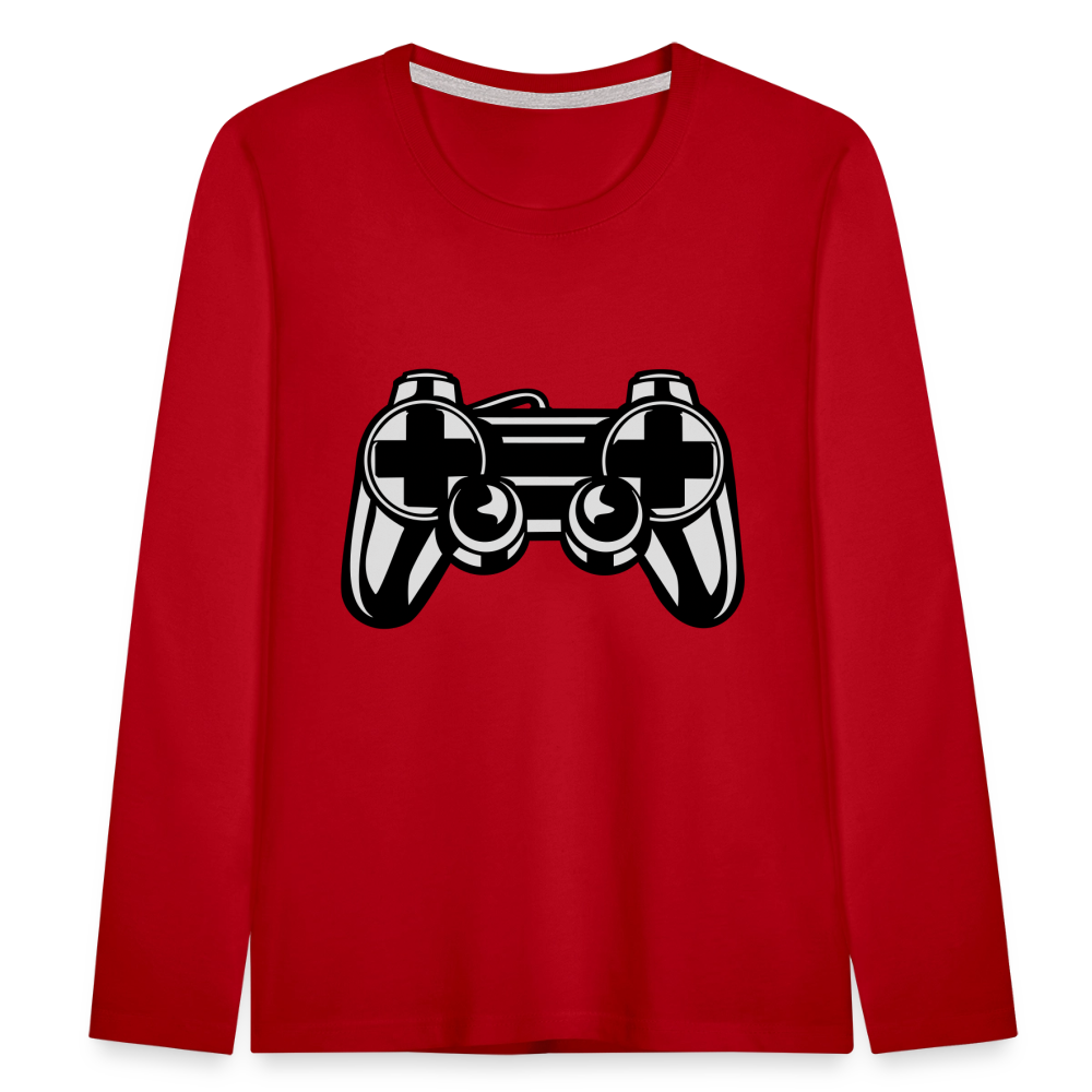 T-shirt manches longues Premium Enfant - rouge