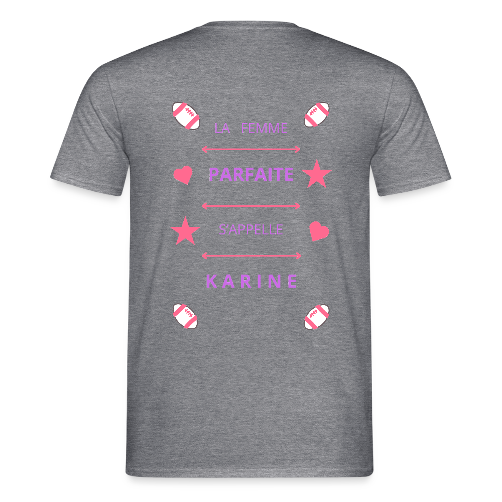 T-shirt Homme - graphite chiné