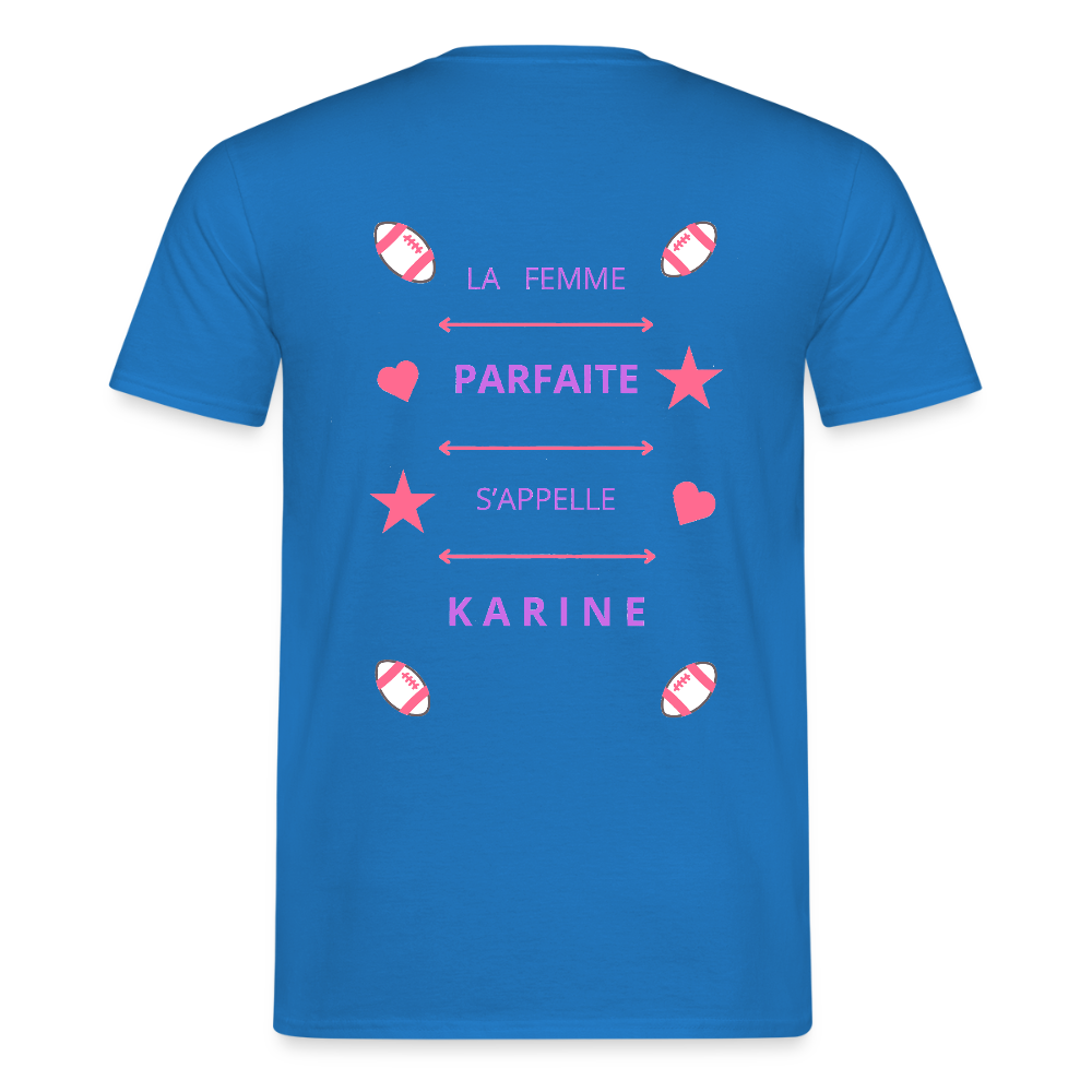 T-shirt Homme - bleu royal