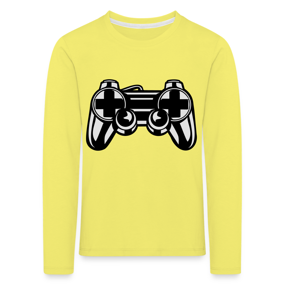 T-shirt manches longues Premium Enfant - jaune