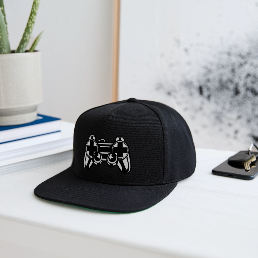 Casquette snapback - noir/noir