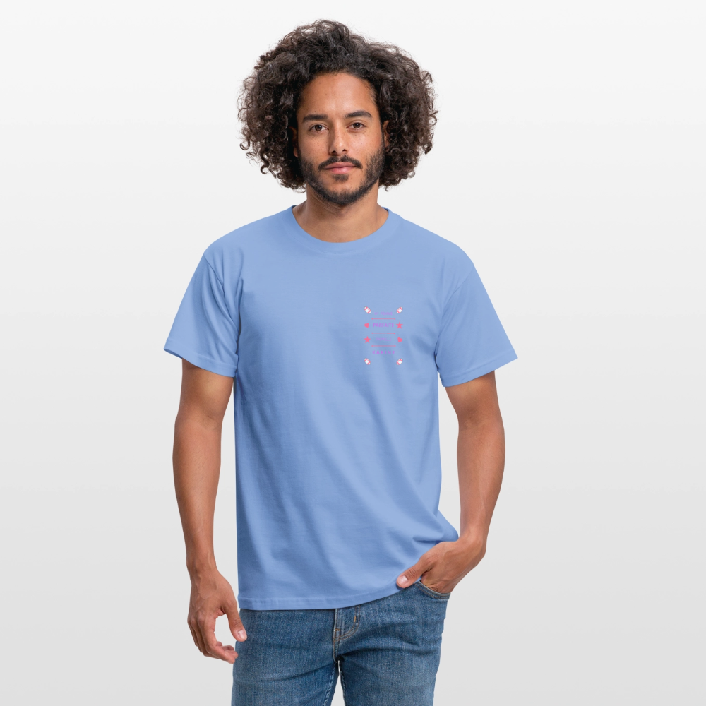 T-shirt Homme - carolina blue