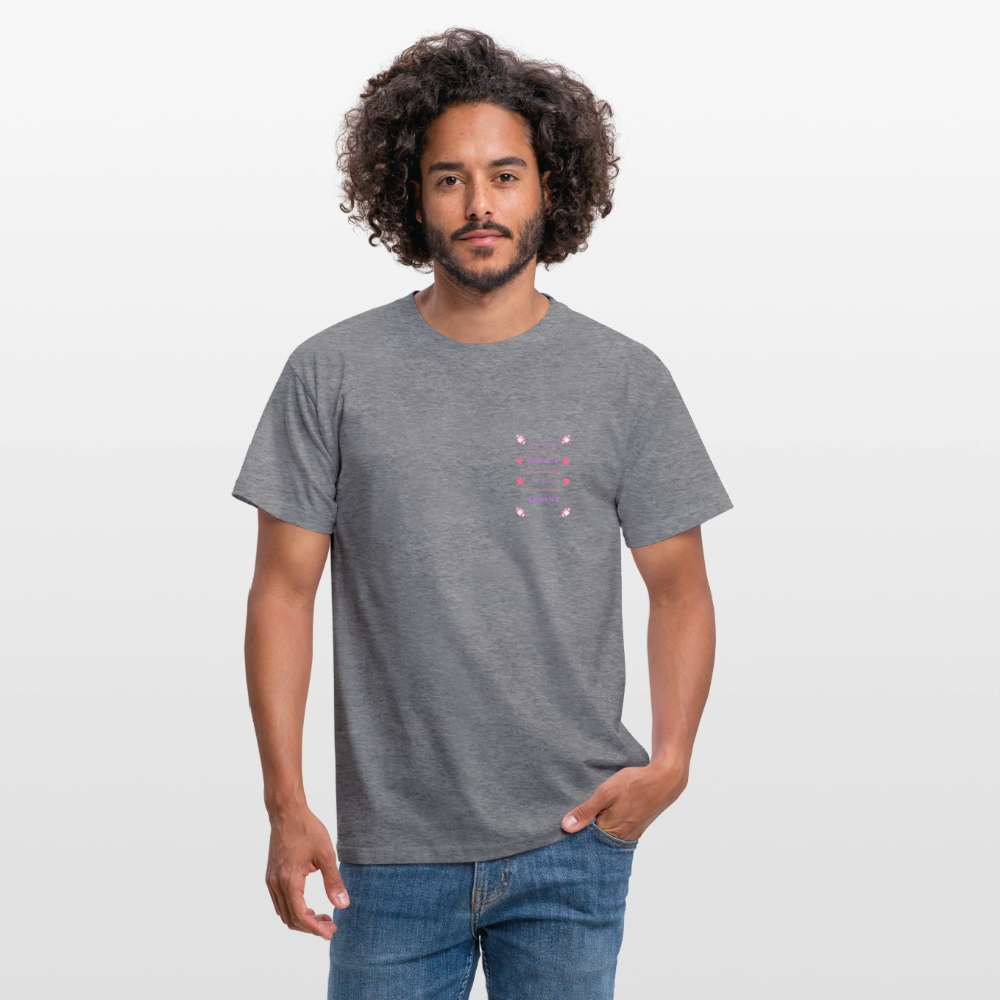 T-shirt Homme - graphite chiné