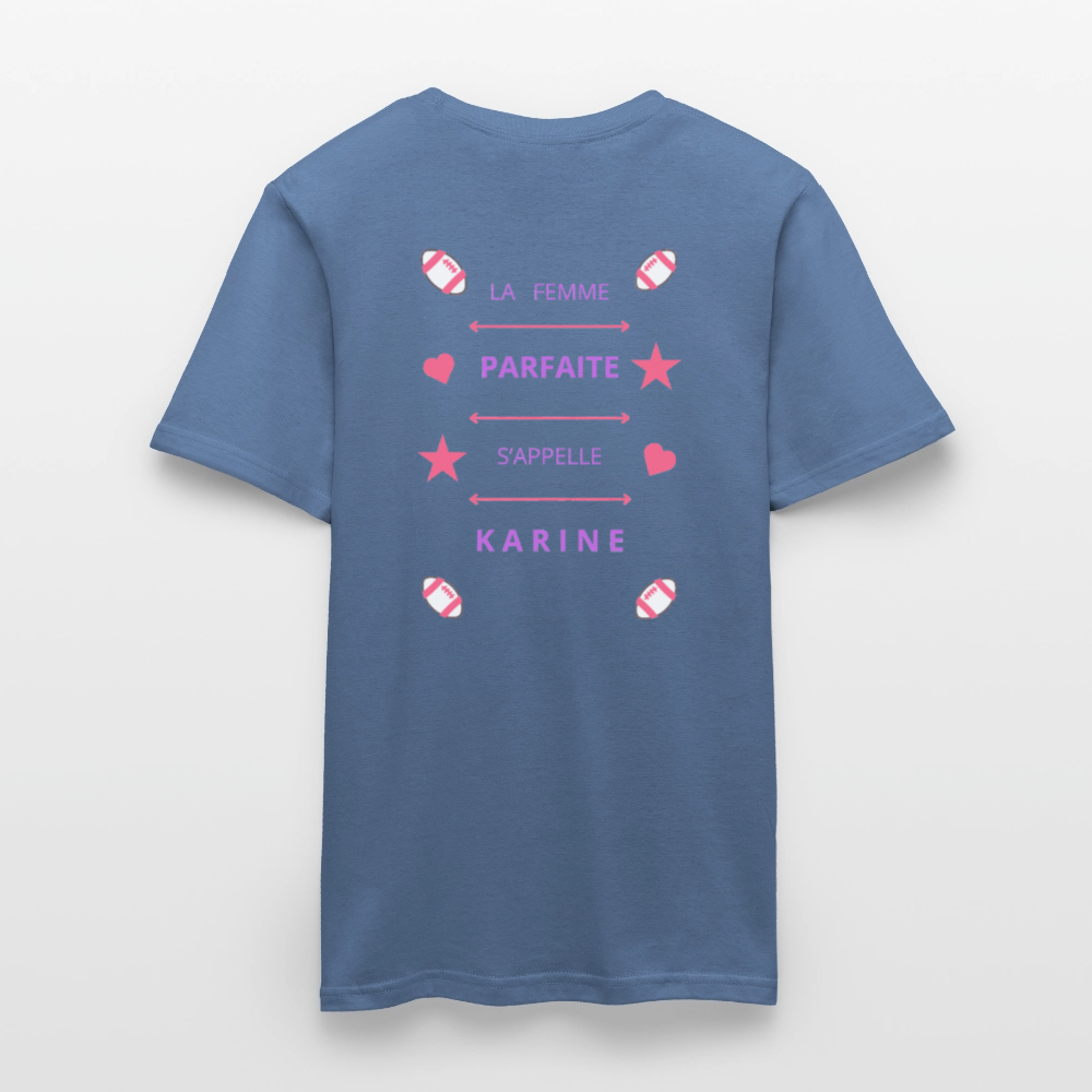 T-shirt Homme - bleu pigeon 