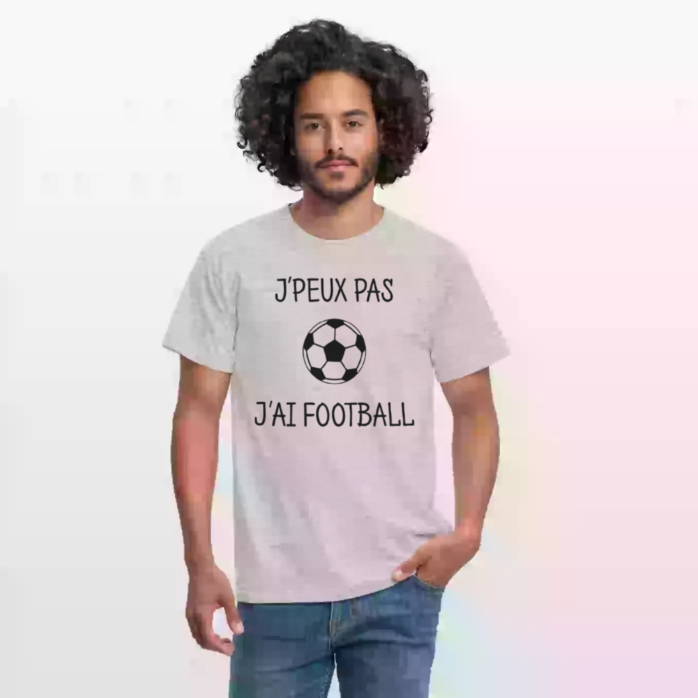 T-shirt Homme - gris chiné