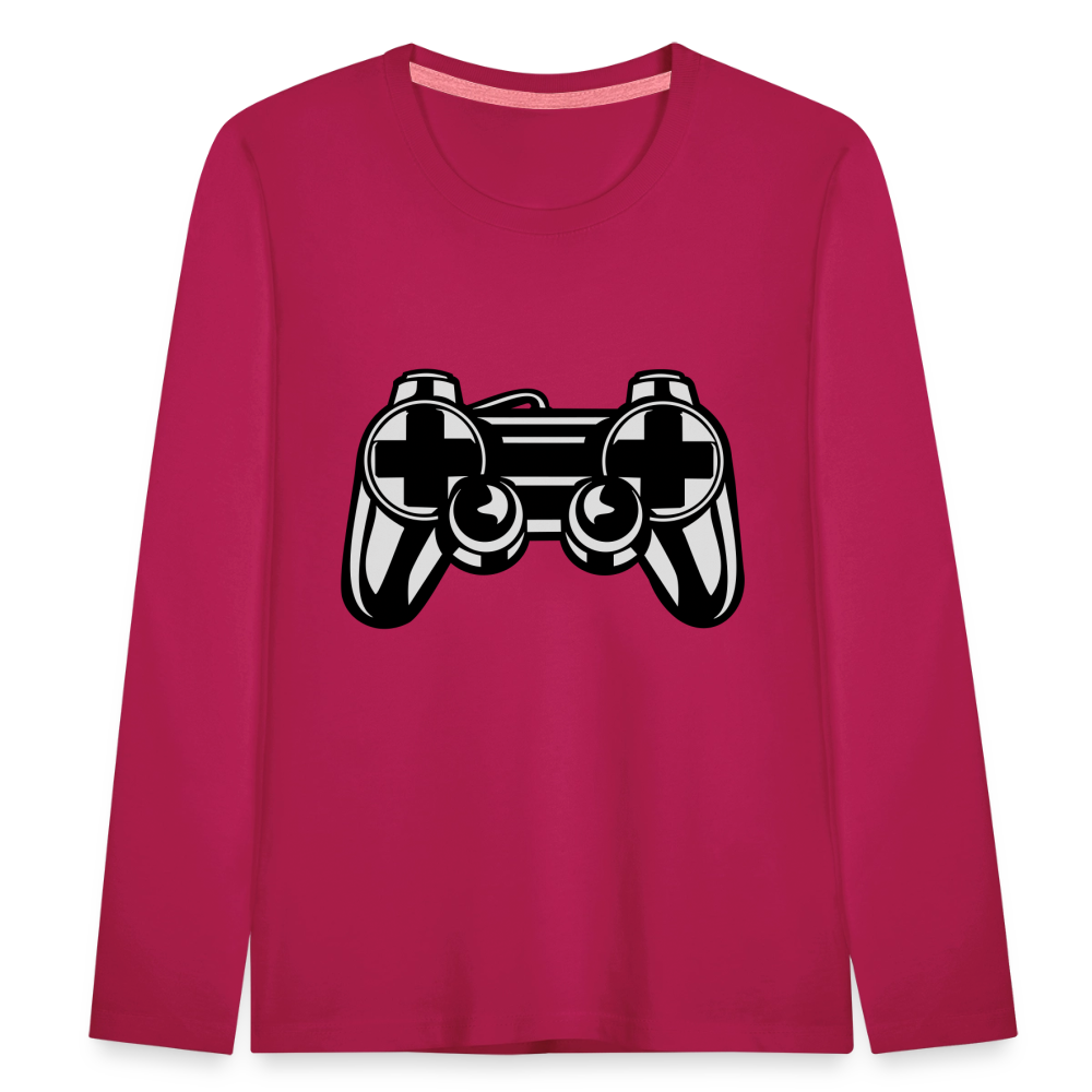 T-shirt manches longues Premium Enfant - rubis