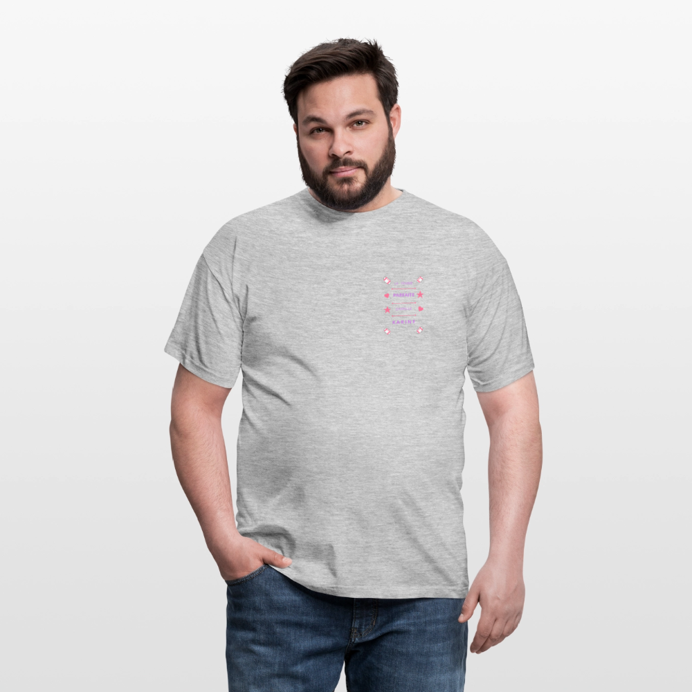 T-shirt Homme - gris chiné