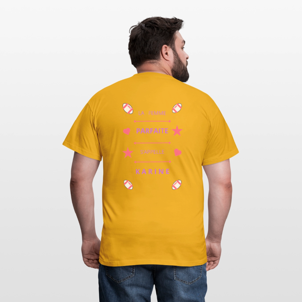 T-shirt Homme - jaune