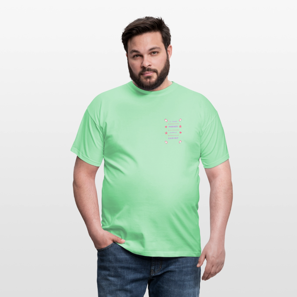 T-shirt Homme - vert menthe