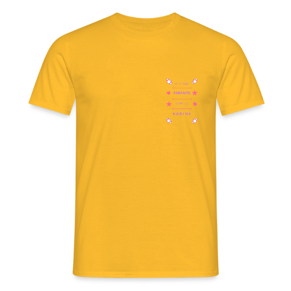 T-shirt Homme - jaune