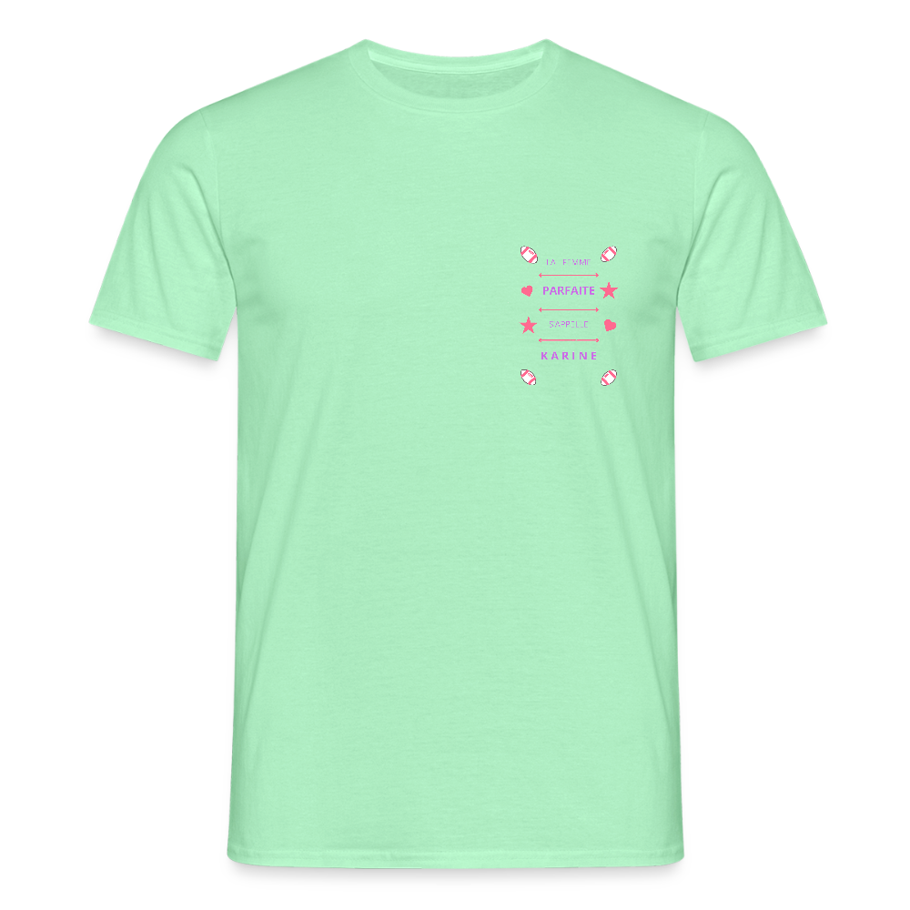 T-shirt Homme - vert menthe