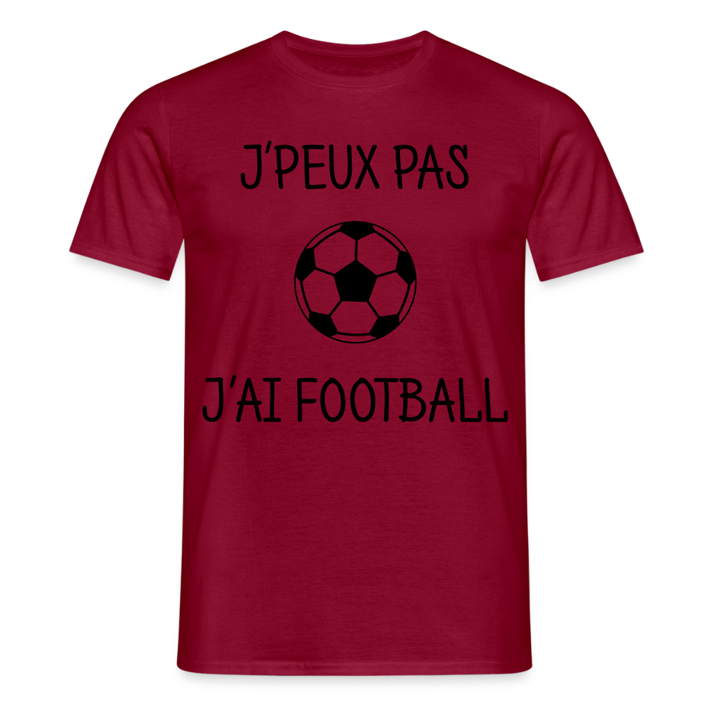 T-shirt Homme - rouge brique