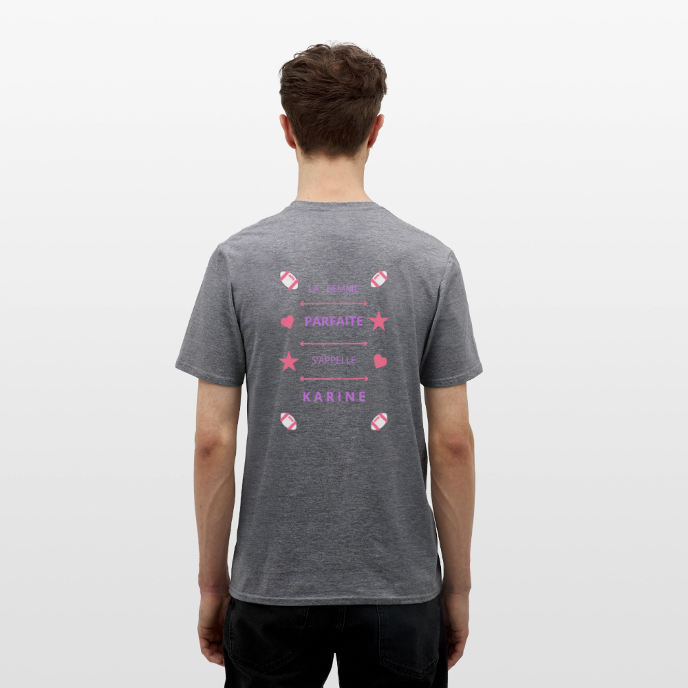 T-shirt Homme - graphite chiné