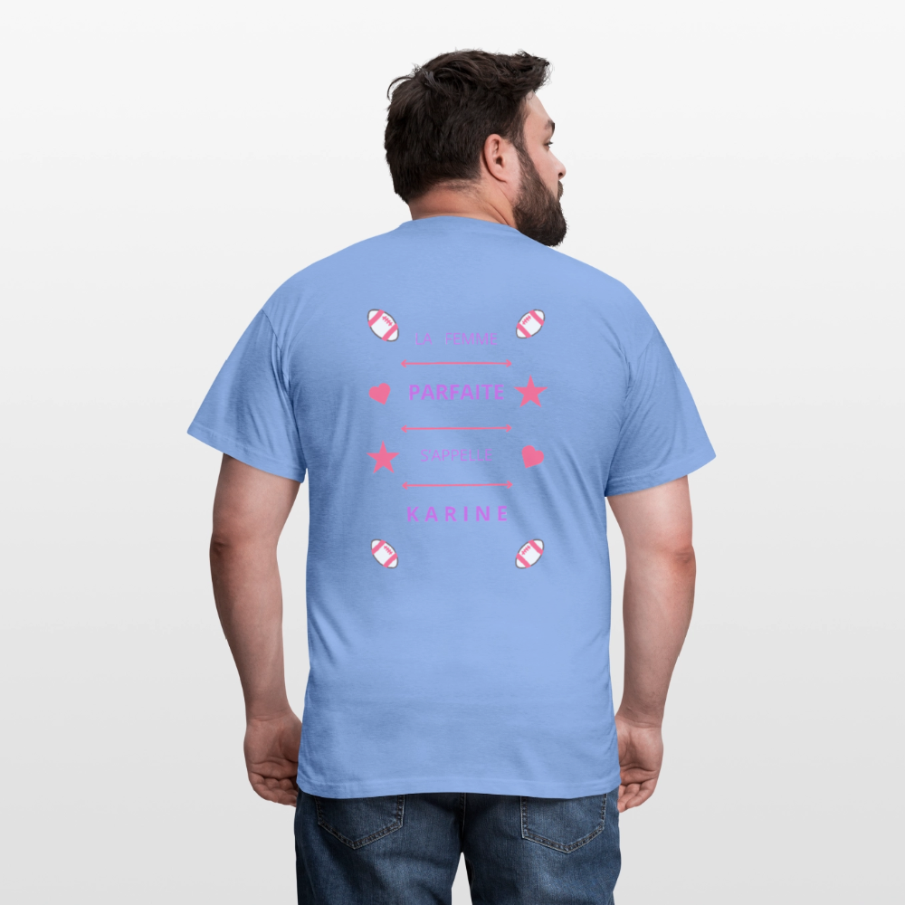 T-shirt Homme - carolina blue