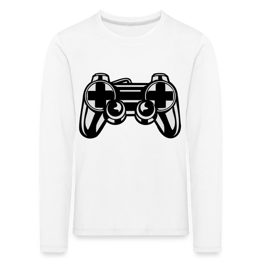 T-shirt manches longues Premium Enfant - blanc