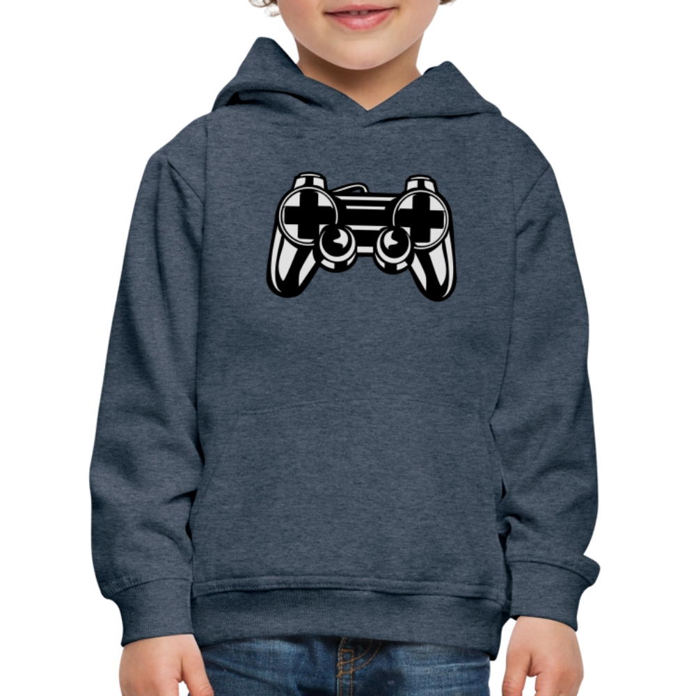 Pull à capuche Premium Enfant - bleu jeans