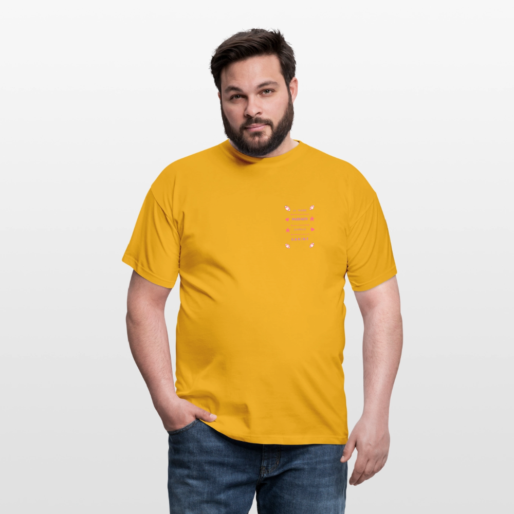 T-shirt Homme - jaune