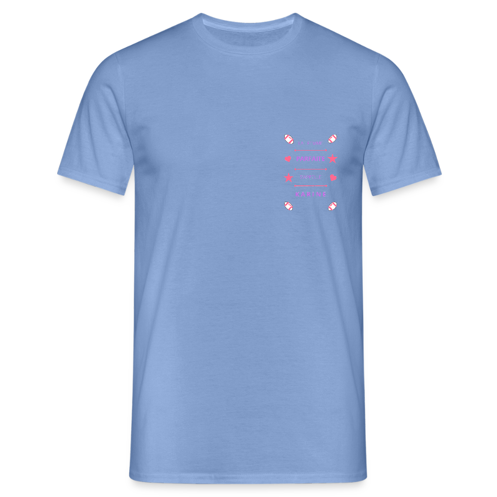 T-shirt Homme - carolina blue