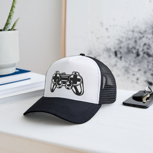 Trucker Cap - blanc/noir