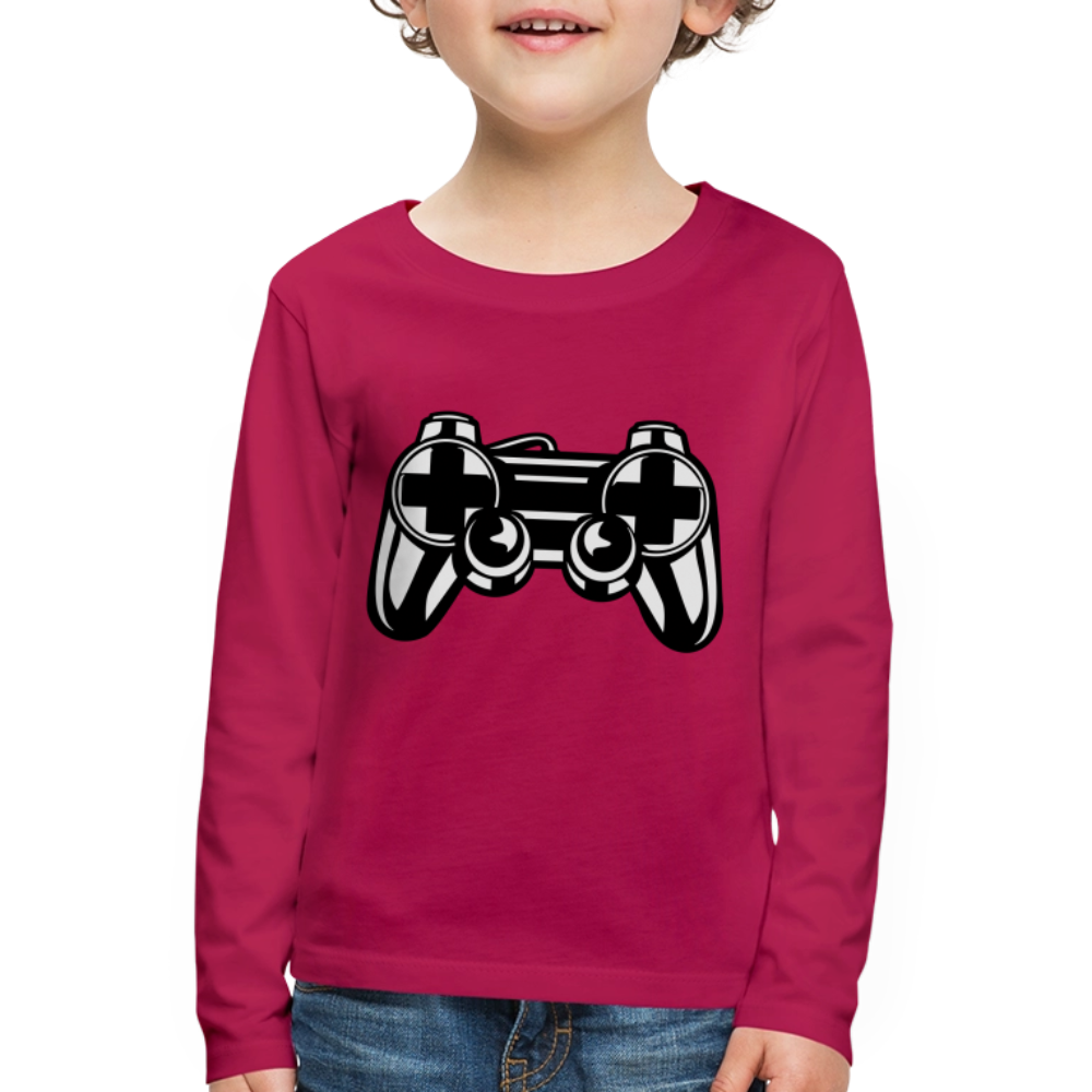 T-shirt manches longues Premium Enfant - rubis