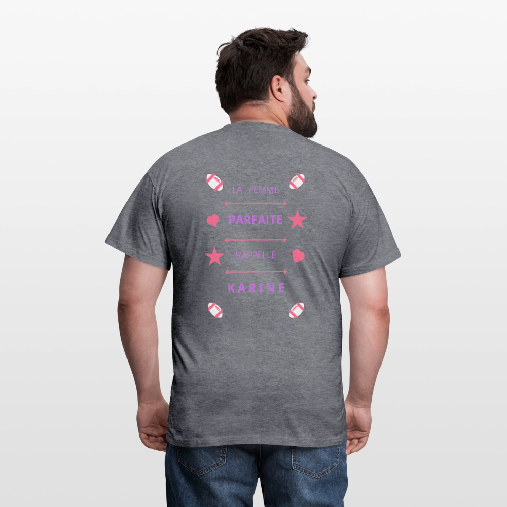 T-shirt Homme - graphite chiné
