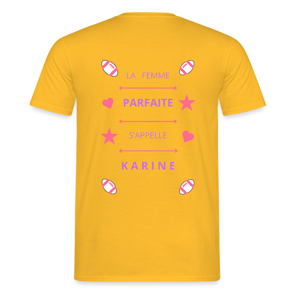 T-shirt Homme - jaune