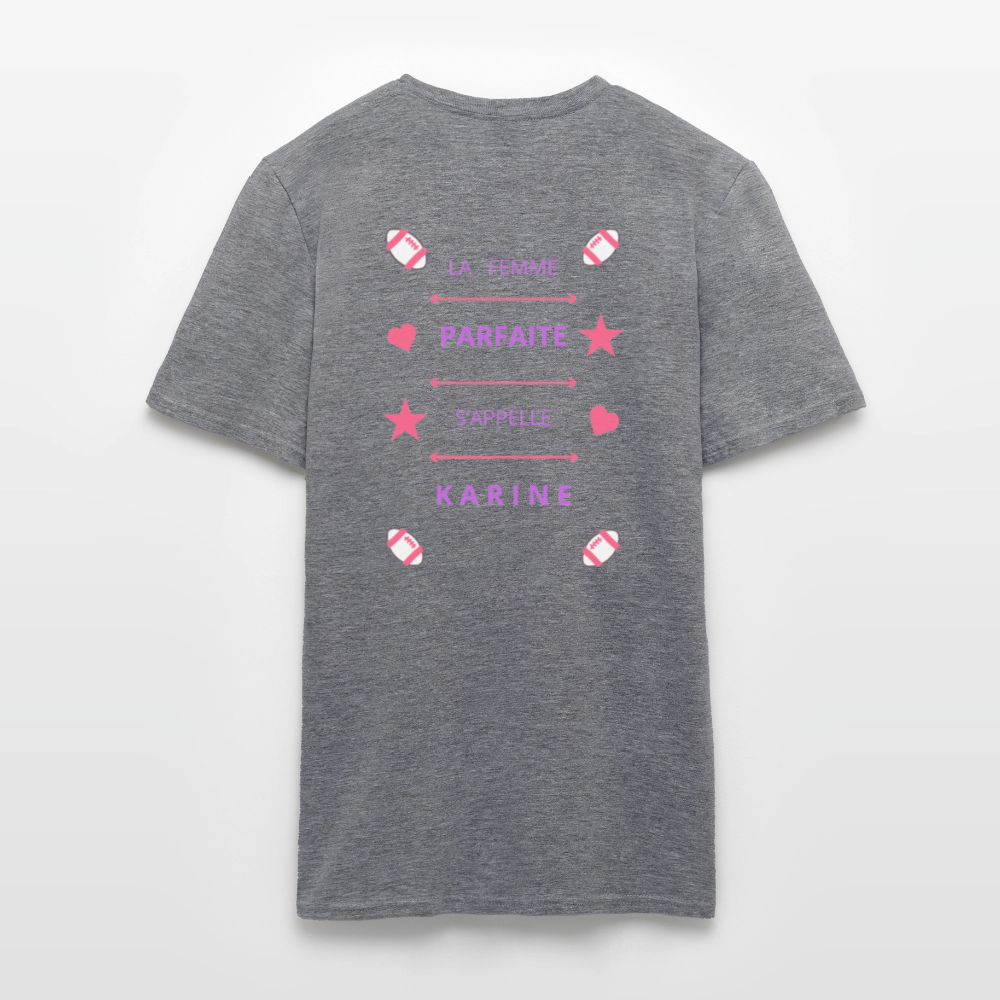 T-shirt Homme - graphite chiné