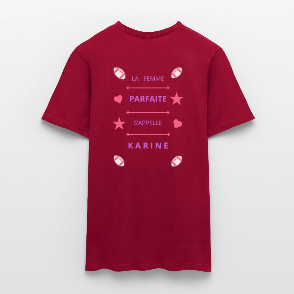 T-shirt Homme - rouge brique