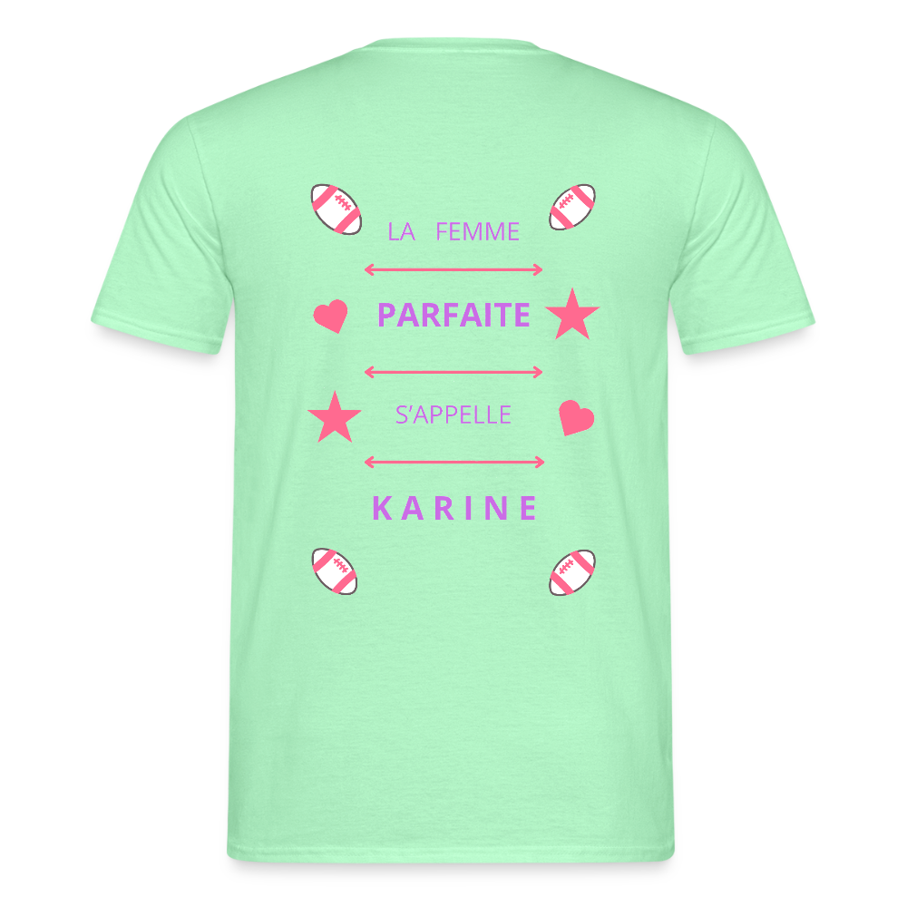 T-shirt Homme - vert menthe